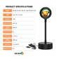 SUNSETFLOW Night Lamp Projector