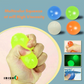 GLOWSPLAT 2pcs Luminous Sticky Wall Balls