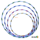 GLOWHOOPS 7 Color LED Hula Hoops