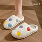 COZYLOVE Colorful Heart Slippers