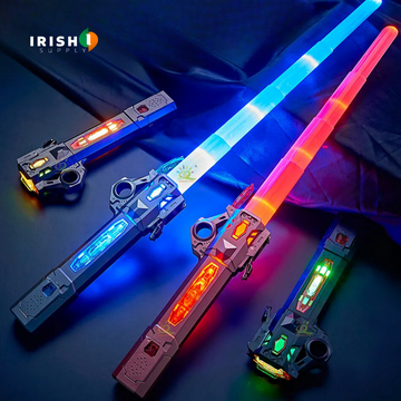 RADIANTBLADE Interactive Retractable Lightsaber with 7 Hues of Glory