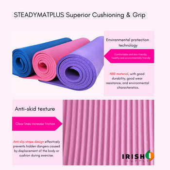 STEADYMATPLUS Exercise Yoga Mat