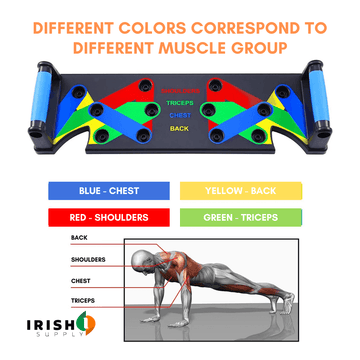 PUSHA 9-in-1 Push-Up Board