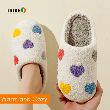 COZYLOVE Colorful Heart Slippers