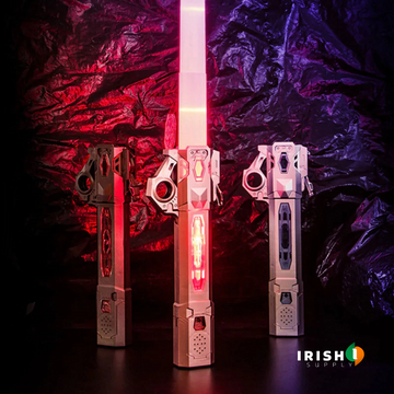 RADIANTBLADE Interactive Retractable Lightsaber with 7 Hues of Glory