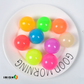 GLOWSPLAT 2pcs Luminous Sticky Wall Balls