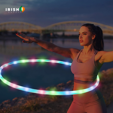 GLOWHOOPS 7 Color LED Hula Hoops