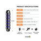 EZROPE Tangle Free Skipping Rope