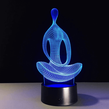 3D YOGA Illusion RGB Lamp