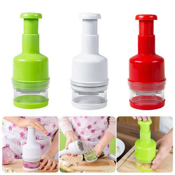 Veggie Chopper Stainless Steel Hand Pressure